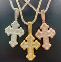 Moissanite Cross Pendant