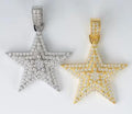Moissanite Star Pendant